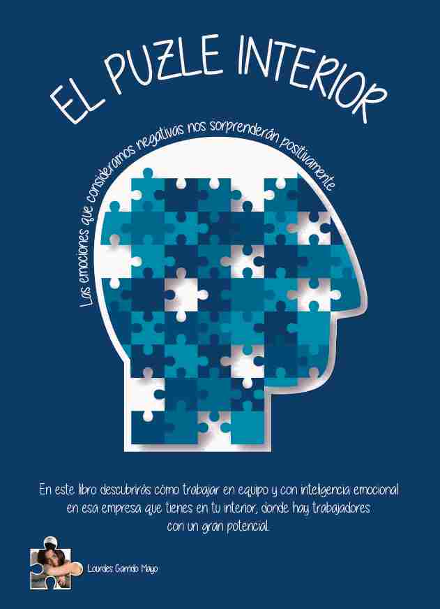 Portada del Libro El Puzle Interior de la Psicóloga Lourdes Garrido, en el Portal Web del Elefante Azul de Avilés